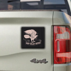 Social Justice Healthcare Protest ,Anti Capitalism ,Deny Delay Depose Activism Sticker ,Car Magnet