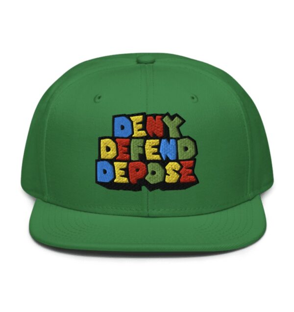 Super Deny Defend Depose Snapback Hat