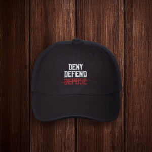 THE ADJUSTER Deny defend depose Dad Cap embroidery