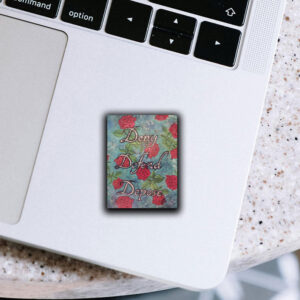 Three Ds Healthcare Solidarity floral ,Deny Defend Depose Sticker ,Car Magnet