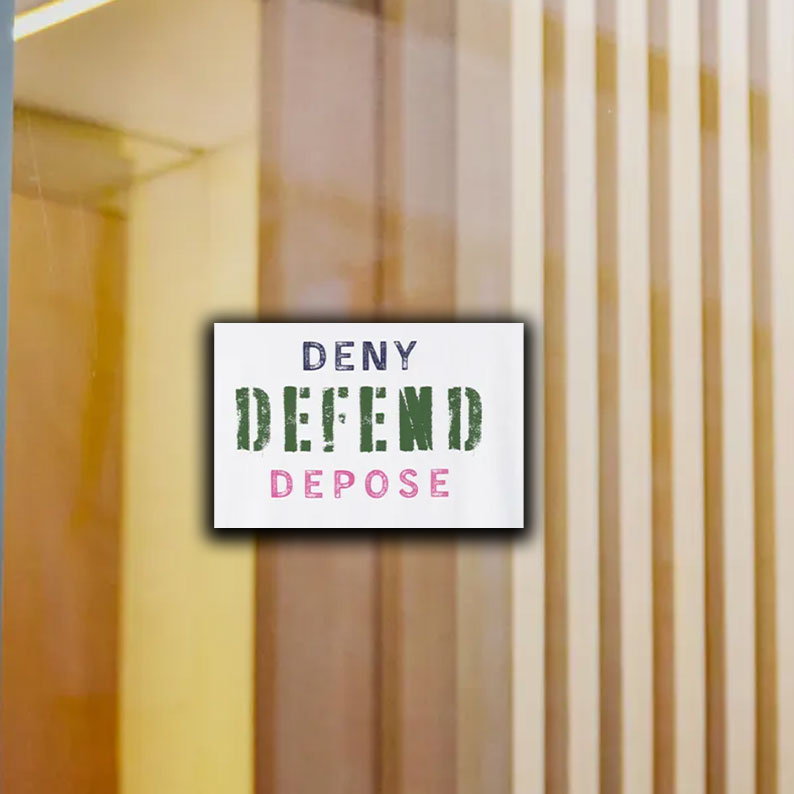 Trending Political Statement ,Deny Defend Depose Sticker ,Car Magnet 10 Trending Political Statement ,Deny Defend Depose Sticker ,Car Magnet