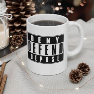 United Healthcare Deny Defend Depose Coffee Coffee Mug CEO US