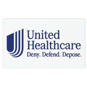 UnitedHealthcare Deny Defend Depose Car Magnets