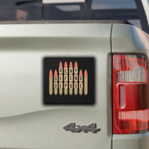 UnitedHealthcare Deny Defend Depose Sticker, Car Magnet