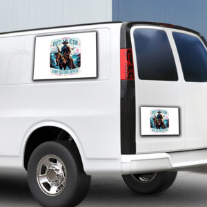 Universal Healthcare Now ,Deny Defend Depose Outlaw Icon Sticker