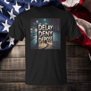 Urban Statement, Delay Deny Depose T-Shirt