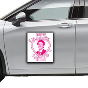 deny defend depose, But Daddy I Love Him Luigi Mangione Sticker ,Car Magnet