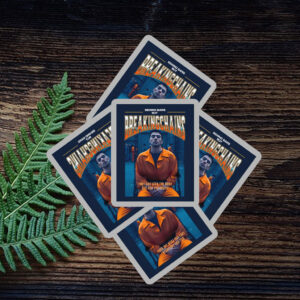 Behind Bars But Breaking Chains Luigi Mangione Sticker ,Car Magnet