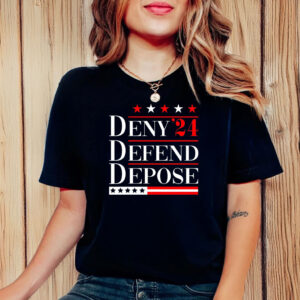 Bold Activist Statement, Deny Defend Depose 24 T-Shirt
