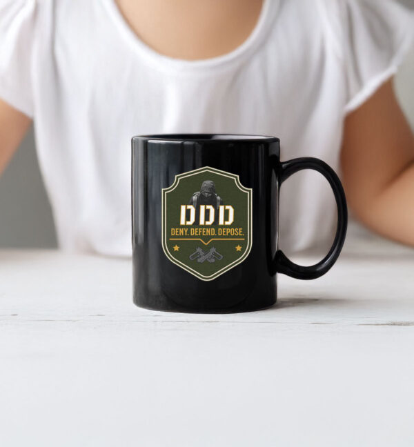 Deny Defend Depose - Anti-Insurance Industry Activist Mug