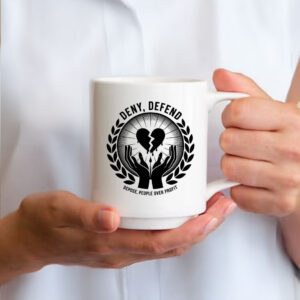 Deny Defend Depose, Bold Activist Statement Mug 7 Deny Defend Depose, Bold Activist Statement Mug