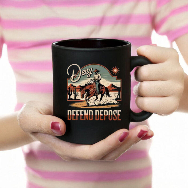 Deny Defend Depose Cowboy Mug 8 Deny Defend Depose Cowboy Mug