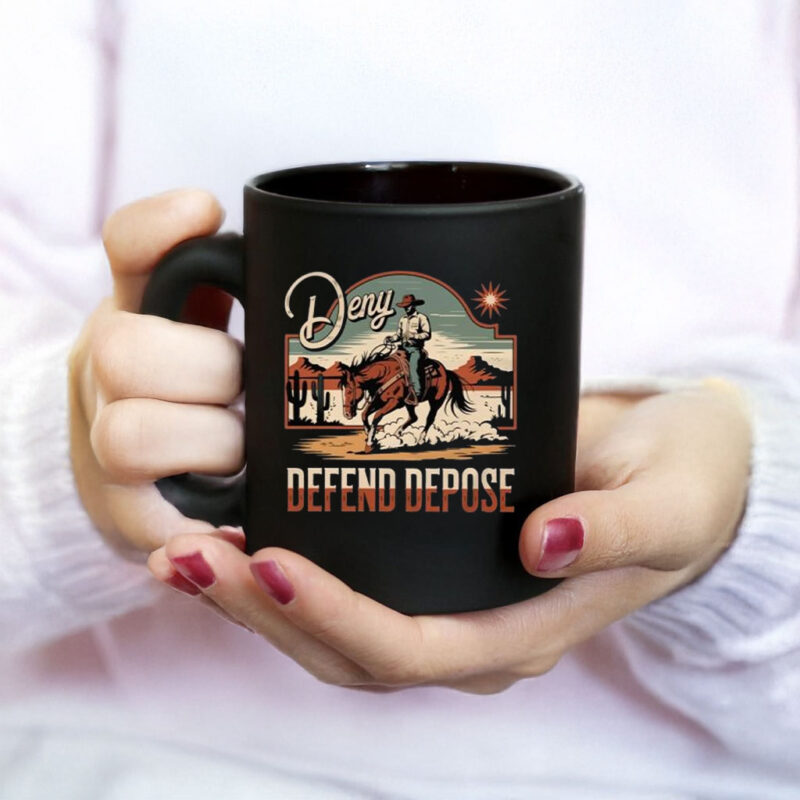 Deny Defend Depose Cowboy Mug 9 Deny Defend Depose Cowboy Mug
