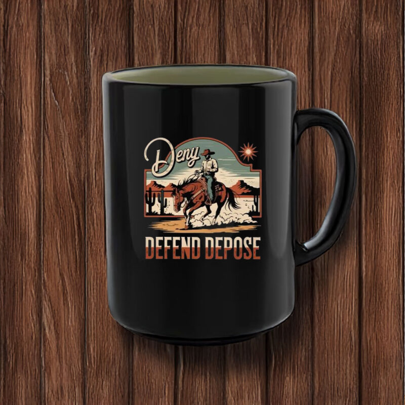 Deny Defend Depose Cowboy Mug 10 Deny Defend Depose Cowboy Mug