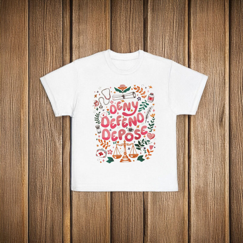 Deny Defend Depose Healthcare Protest T-Shirt 10 Deny Defend Depose Healthcare Protest T-Shirt