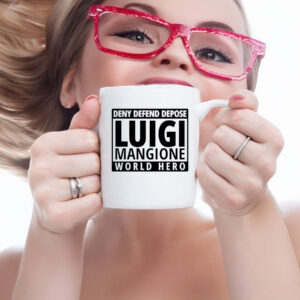 Deny Defend Depose Luigi Mangione World Hero Mug