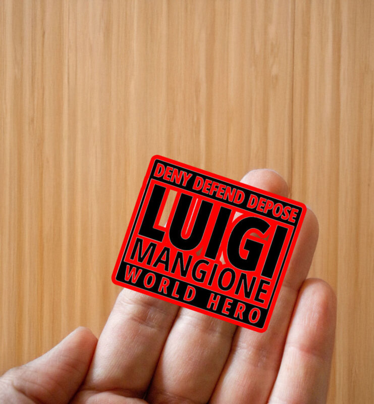 Deny Defend Depose Luigi Mangione World Hero Sticker ,Car Magnet 9 Deny Defend Depose Luigi Mangione World Hero Sticker ,Car Magnet