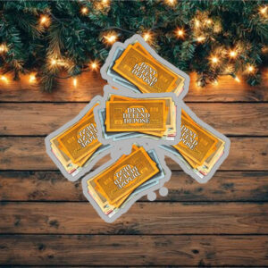 Deny Defend Depose Monopoly Money Sticker ,Car Magnet