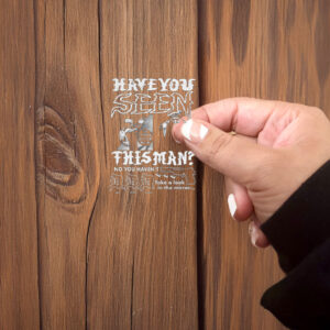 Deny defend depose Have You Seen This Man? No You Hacen’t Take A Look In The Mirror Sticker ,Car Magnet