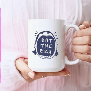 Eat the Rich Ink Illustration Mug