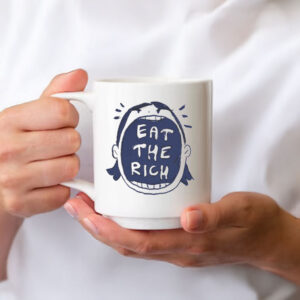 Eat the Rich Ink Illustration Mug