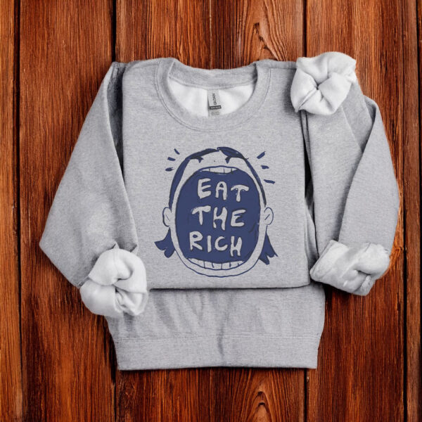 Eat the Rich Ink Illustration T-Shirt