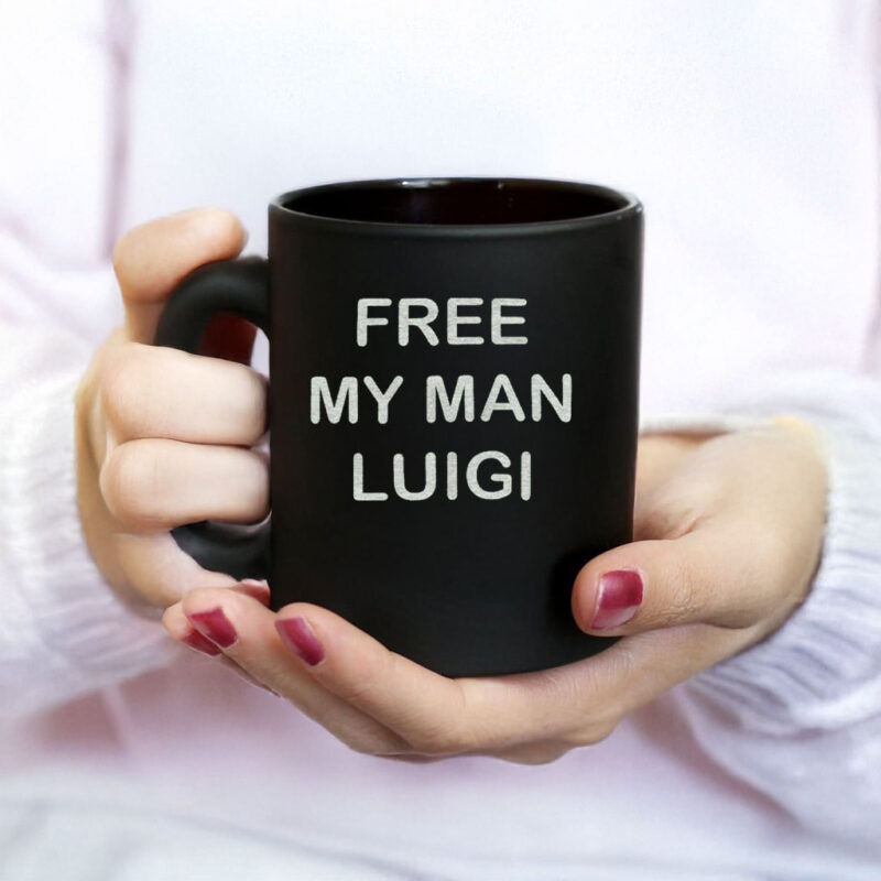 FREE MY MAN LUIGI Mug 9 FREE MY MAN LUIGI Mug