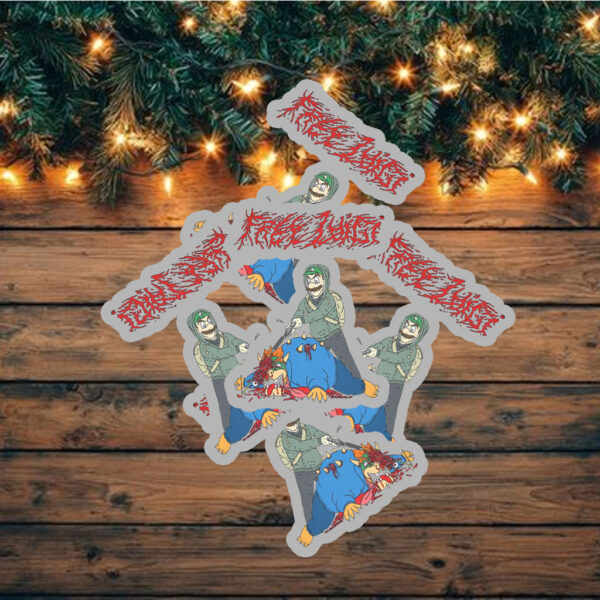 FREE MY MANS – Free Luigi Sticker ,Car Magnet