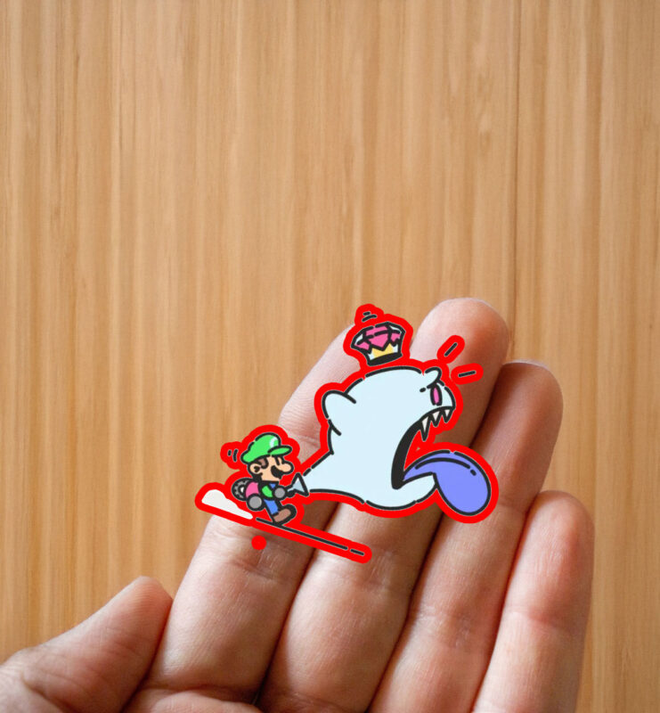 Gamer Girl or Boy, Luigi's Mansion Sticker ,Car Magnet 9 Gamer Girl or Boy, Luigi's Mansion Sticker ,Car Magnet