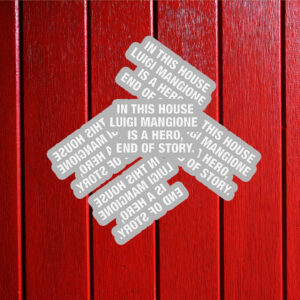 In This House Luigi Mangione Is A Hero, End Of Story Sticker ,Car Magnet