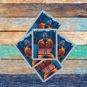 Justice Never Looked This Badass Luigi Mangione Sticker ,Car Magnet