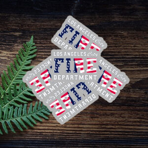 Los Angeles City Fire Department Sticker ,Car Magnet