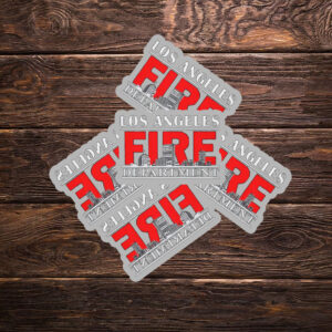 Los Angeles Fire Department Sticker ,Car Magnet