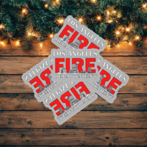 Los Angeles Fire Department Sticker ,Car Magnet 7 Los Angeles Fire Department Sticker ,Car Magnet