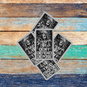 Luigi Deny, Defend, Depose Sticker ,Car Magnets