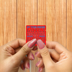 Luigi Is A Hero End Of Story Sticker ,Car Magnet