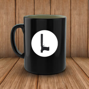 Luigi Mangione Gun In A Circle Mug