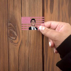 Luigi Mangione Pink Flag Usa Sticker ,Car Magnet