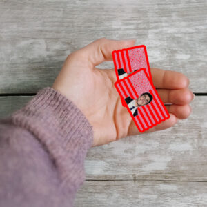 Luigi Mangione Pink Flag Usa Sticker ,Car Magnet