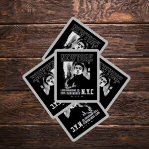 New York Backs Luigi Mangione 2025 Sticker ,Car Magnet