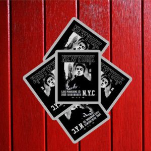 New York Backs Luigi Mangione 2025 Sticker ,Car Magnet 6 New York Backs Luigi Mangione 2025 Sticker ,Car Magnet