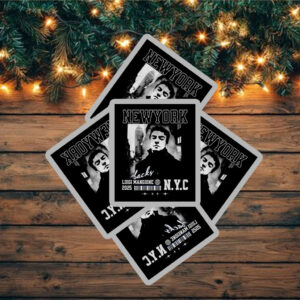 New York Backs Luigi Mangione 2025 Sticker ,Car Magnet