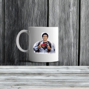 SUPERMAN LUIGI MANGIONE CLARK KENT MUG