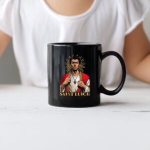Saint Luigi Mangione 2025 Person of the Year Illustration Satire Mug