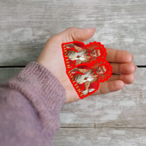 Saint Luigi Mangione 2025 Person of the Year Illustration Satire Sticker ,Car magnet