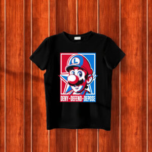 Super Mario Luigi Deny Defend Depose 2025 Shirt