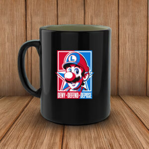 Super Mario Luigi Deny Defend Depose Mug