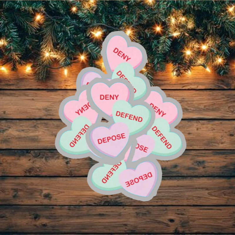 Triple D, Heart Deny Defend Depose Sticker ,Car Magnet 10 Triple D, Heart Deny Defend Depose Sticker ,Car Magnet