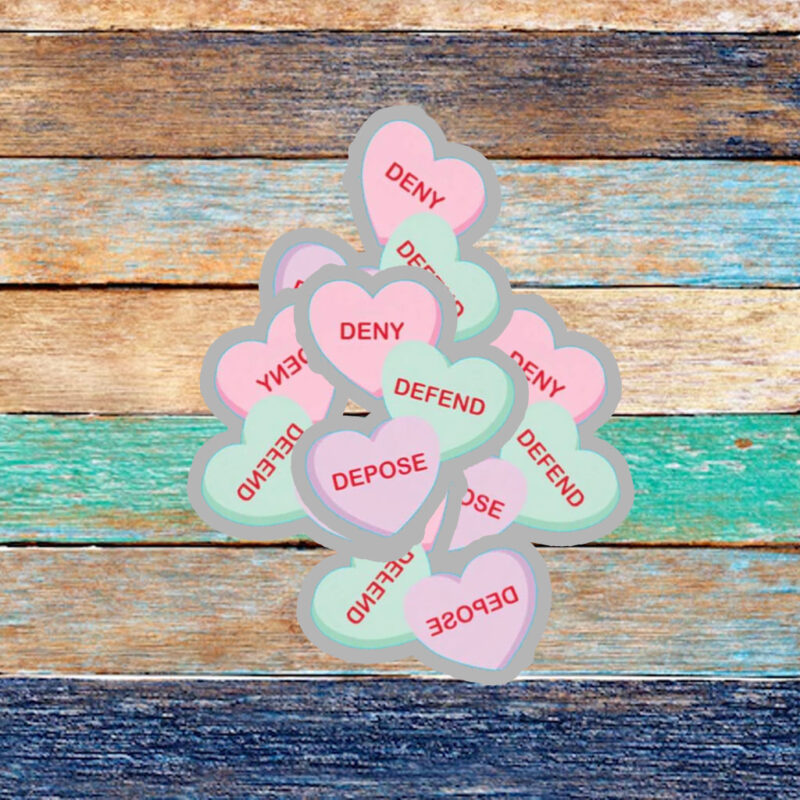 Triple D, Heart Deny Defend Depose Sticker ,Car Magnet 11 Triple D, Heart Deny Defend Depose Sticker ,Car Magnet