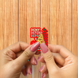 Unhinged Dark Humor, Deny Defend Depose Sticker ,Car Magnet